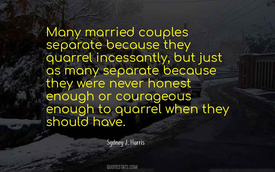 Couples Separate Quotes #789630