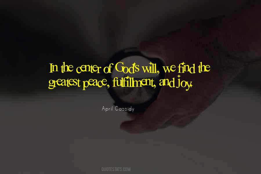 Quotes About God And Peace #213930