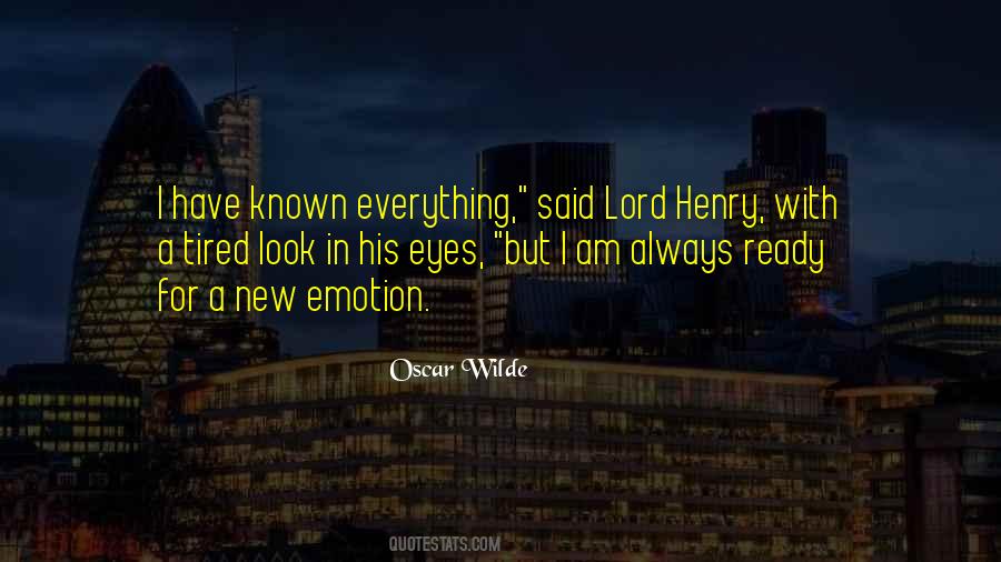 Quotes About Lord Henry #1502517