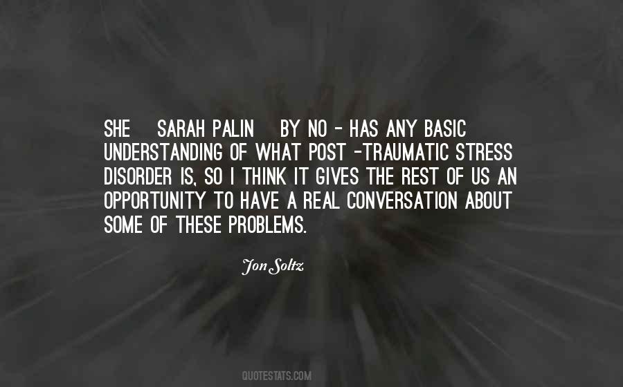 Quotes About Post Traumatic Stress Disorder #1177684