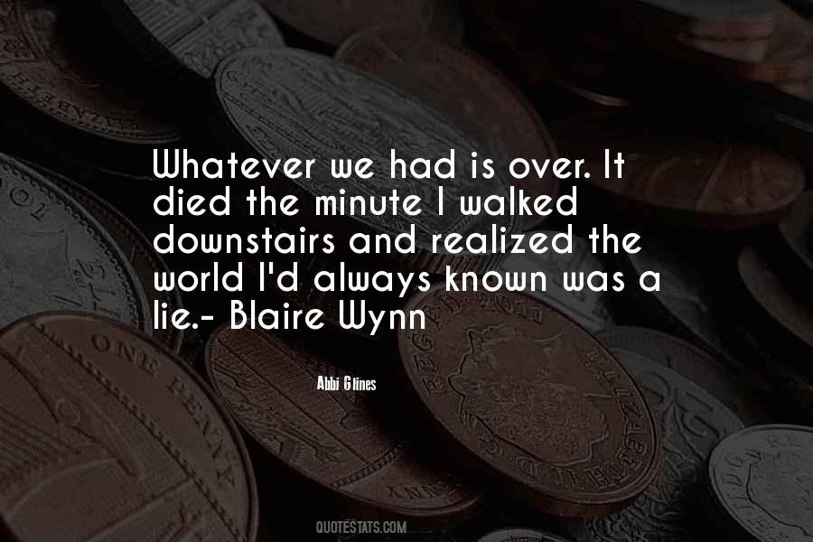 Blaire Wynn Quotes #54369