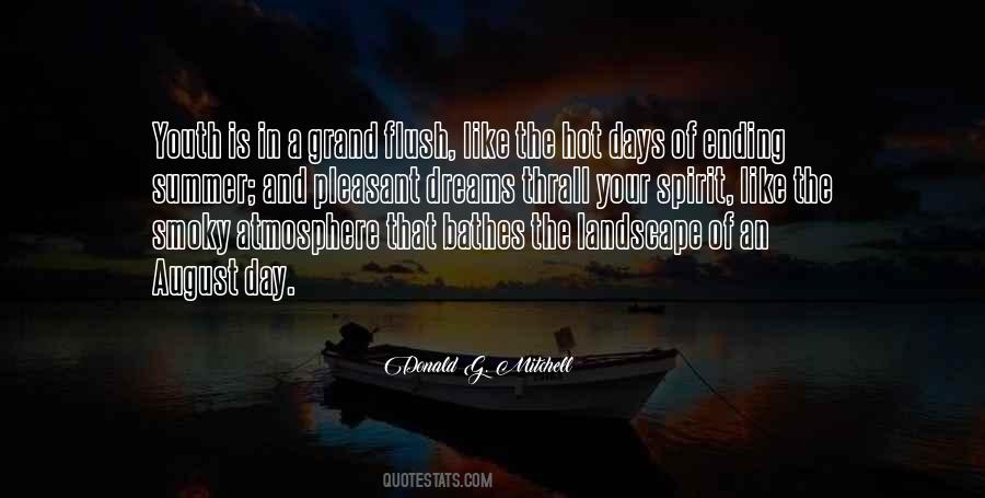 Quotes About Summer Ending #1751244