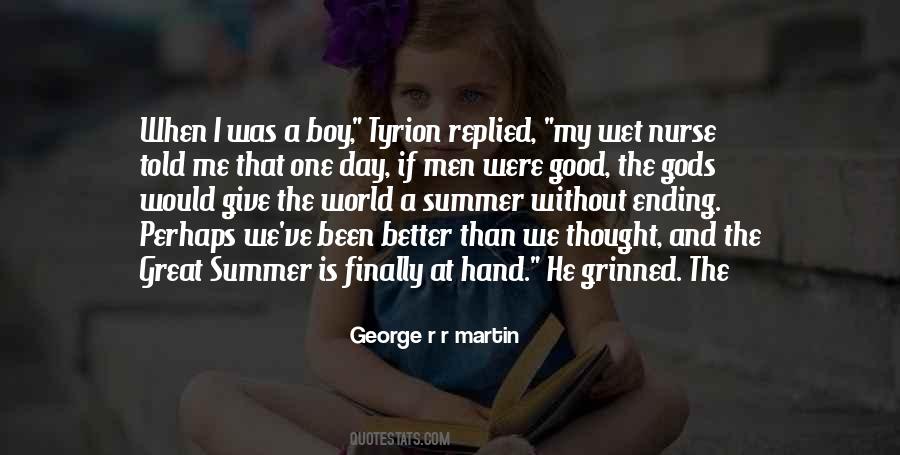 Quotes About Summer Ending #524170