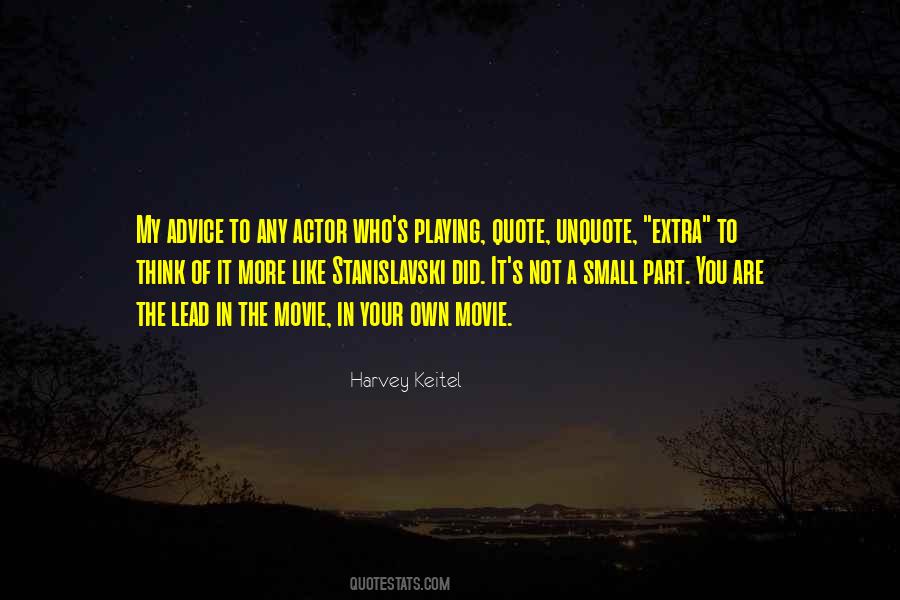 Quotes About Playing Your Part #263985