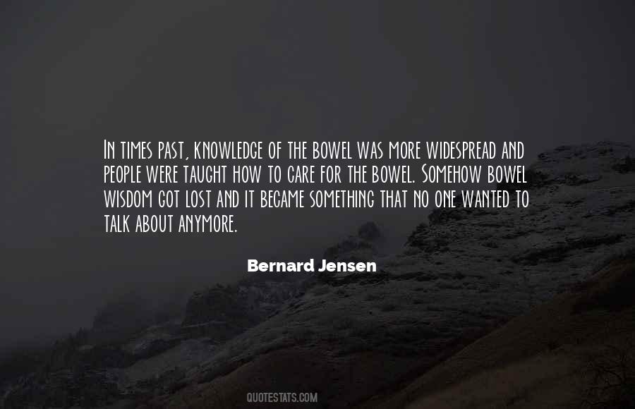 Quotes About Knowledge Of The Past #570519