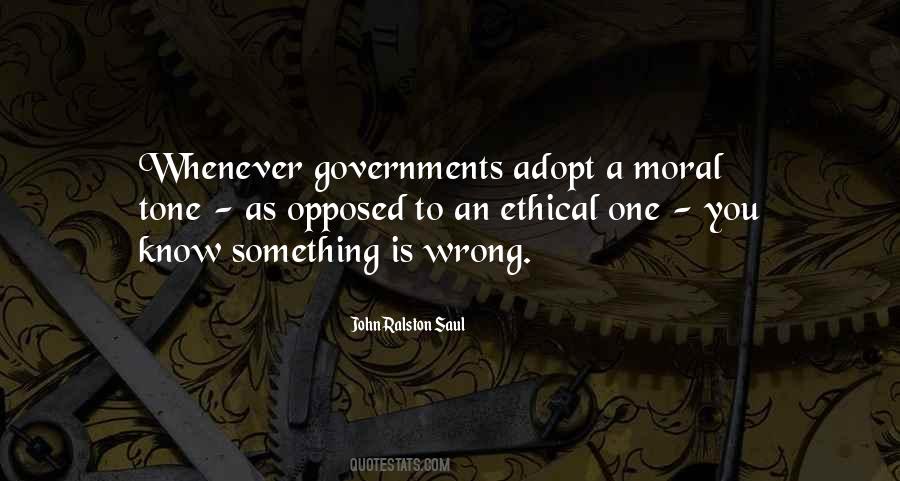 Quotes About Ethics In Government #102384