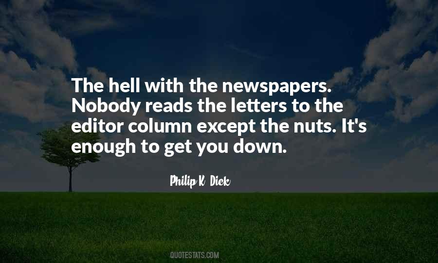 Quotes About Letters To The Editor #349433