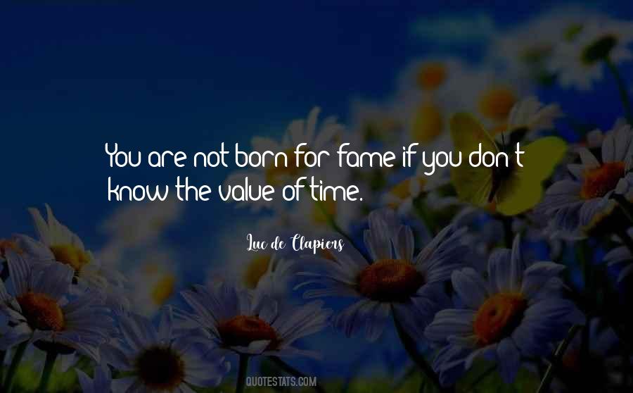 Quotes About Value Of Time #675910