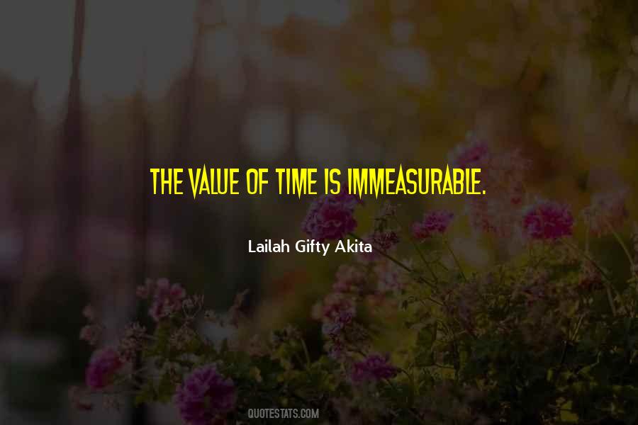 Quotes About Value Of Time #755777