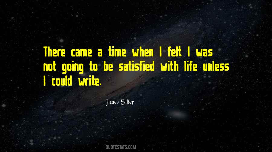 Quotes About Satisfied Life #804947 Quotes About Satisfied Life #804947