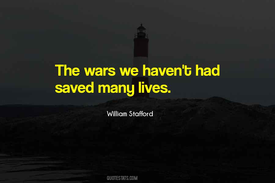 Lives Are Saved Quotes #891595