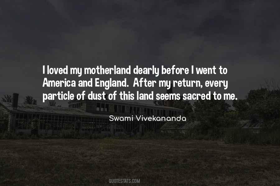 Quotes About Motherland #377541