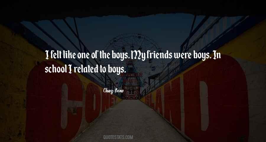 One Of The Boys Quotes #1228254