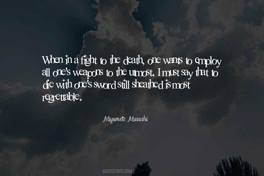 Quotes About Sword Fighting #678341