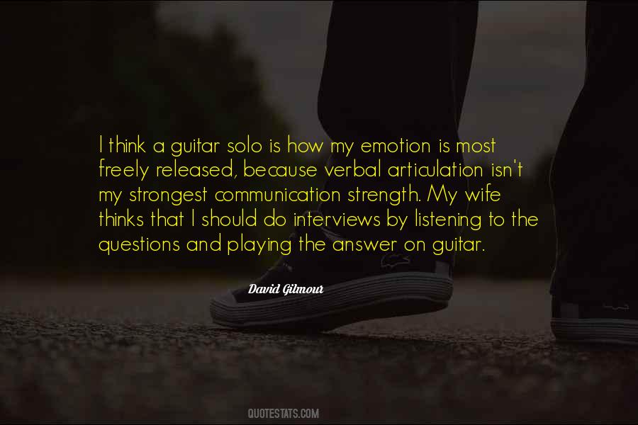 Quotes About Playing The Guitar #236689
