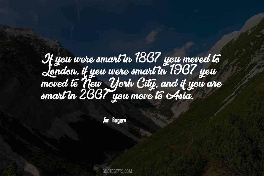 Quotes About Moving To New York City #671411