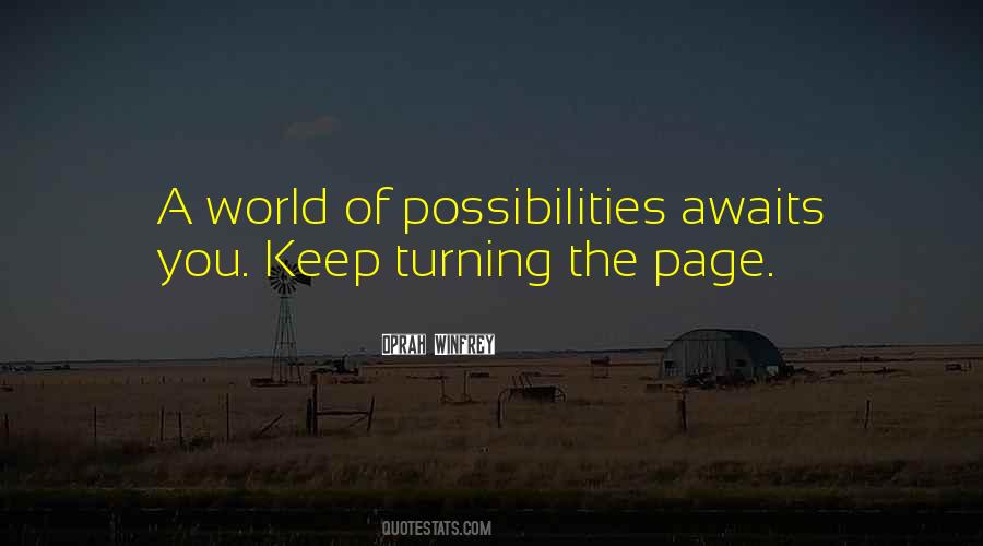 Quotes About Turning Page #1066116