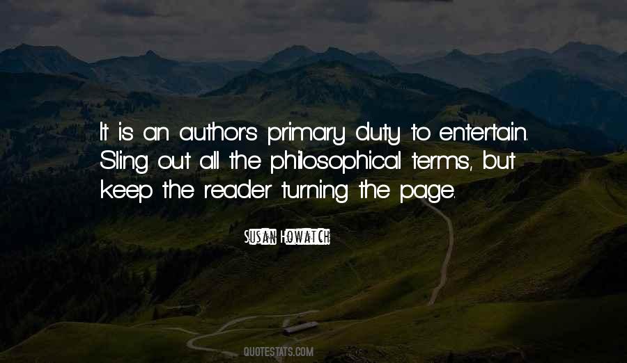 Quotes About Turning Page #1232369