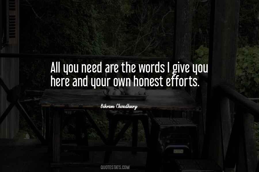 Quotes About Giving An Effort #445213
