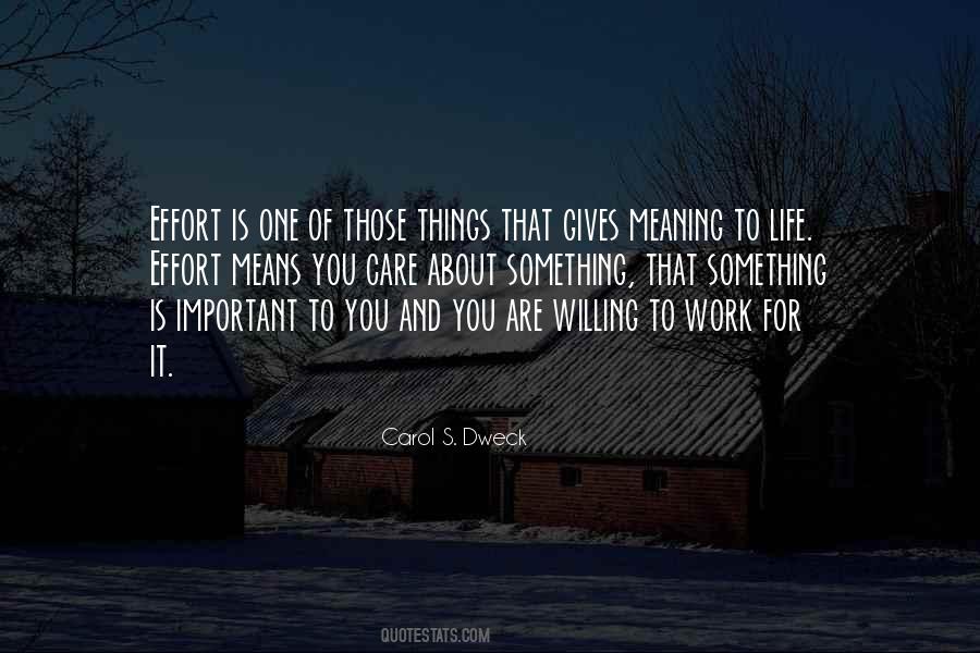 Quotes About Giving An Effort #45691