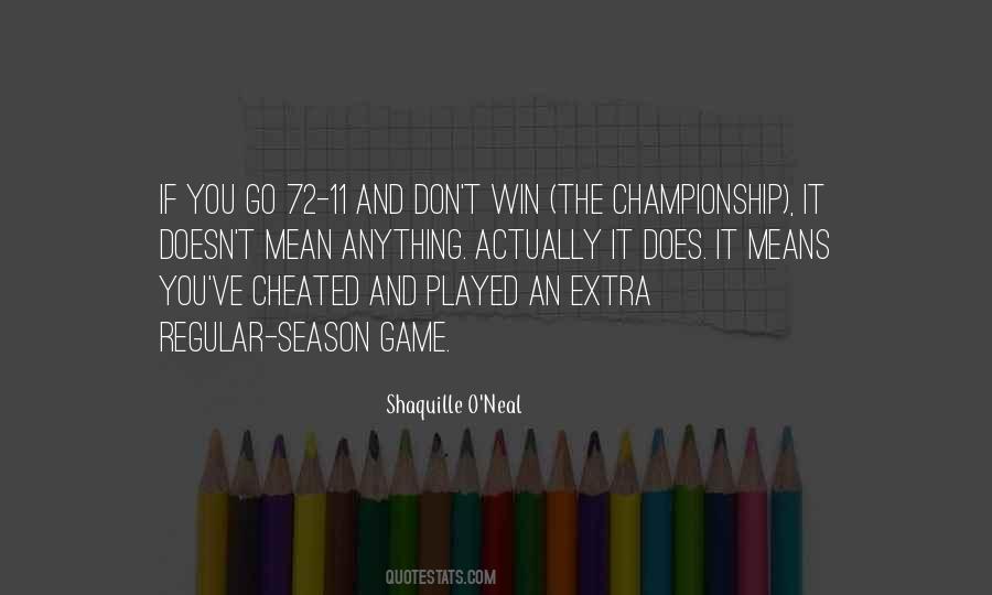 Quotes About Winning The Championship #1090683