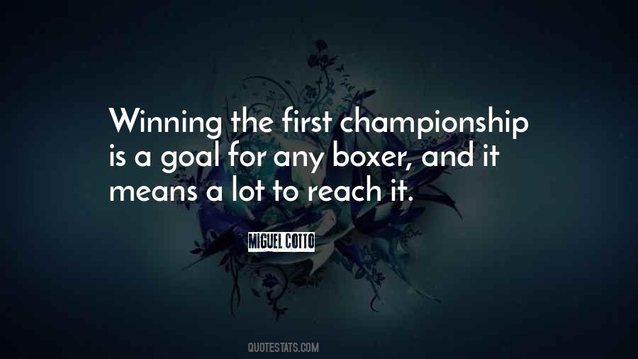 Quotes About Winning The Championship #741239