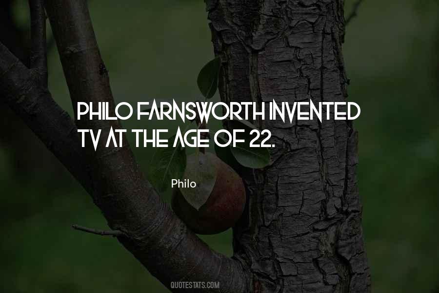 Philo T Farnsworth Quotes #412049
