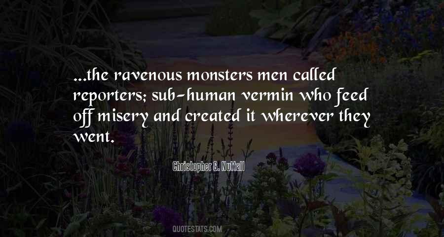 Human Monsters Quotes #812225