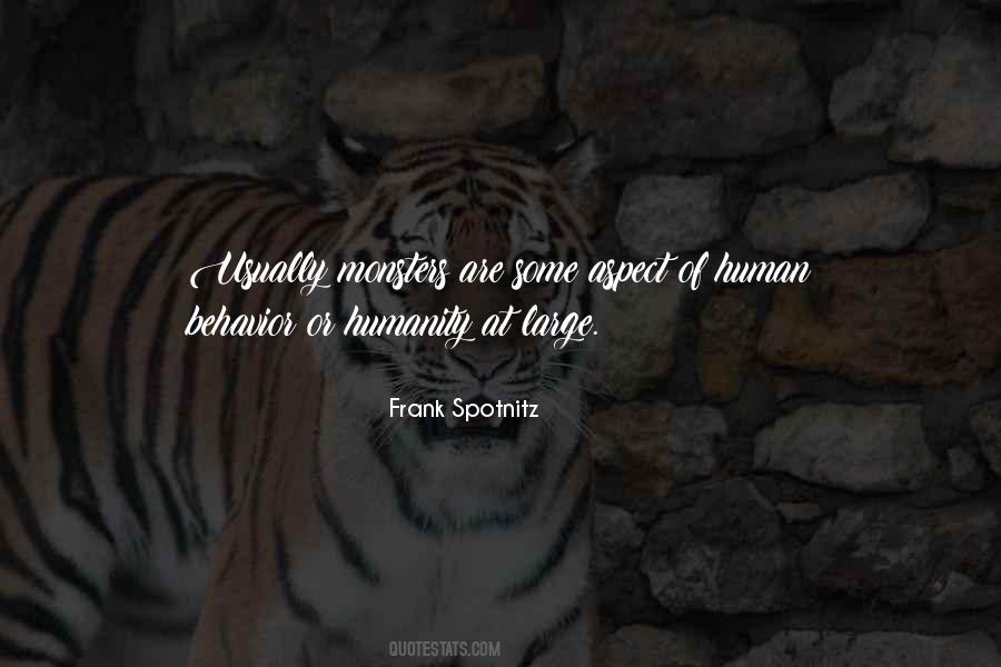 Human Monsters Quotes #891463