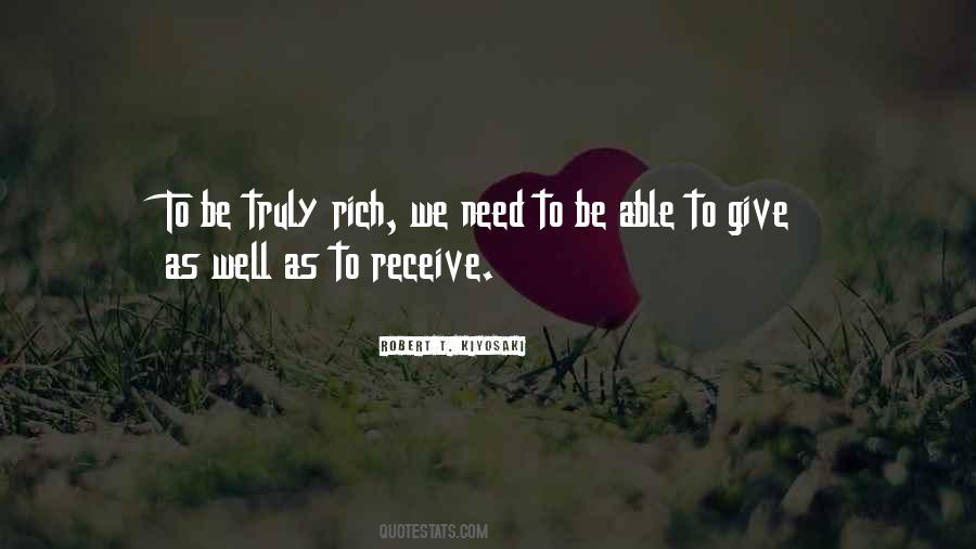 Truly Rich Quotes #309165