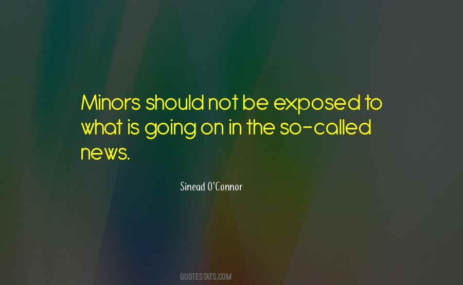 Quotes About Minors #458682