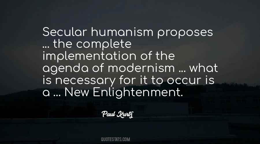 Quotes About Secular Humanism #1321614