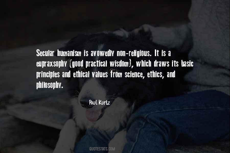 Quotes About Secular Humanism #867346