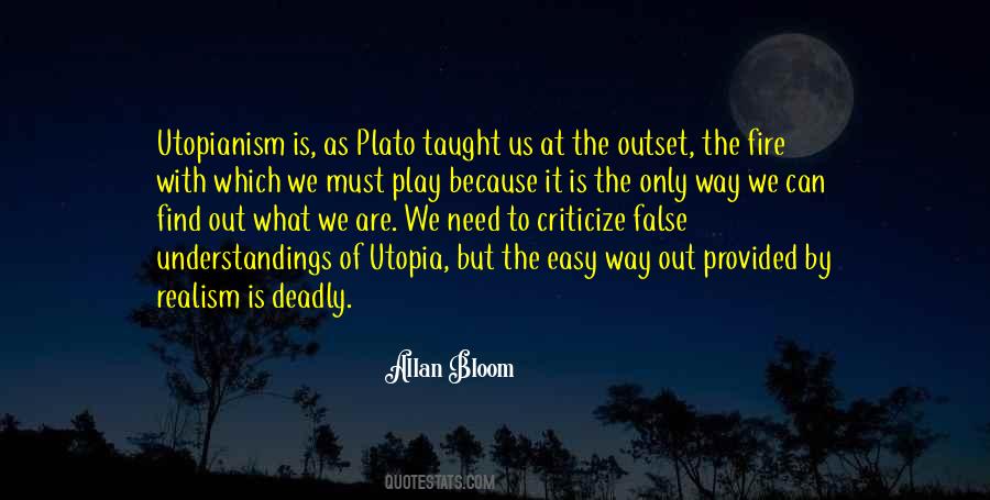 Quotes About Utopianism #940915