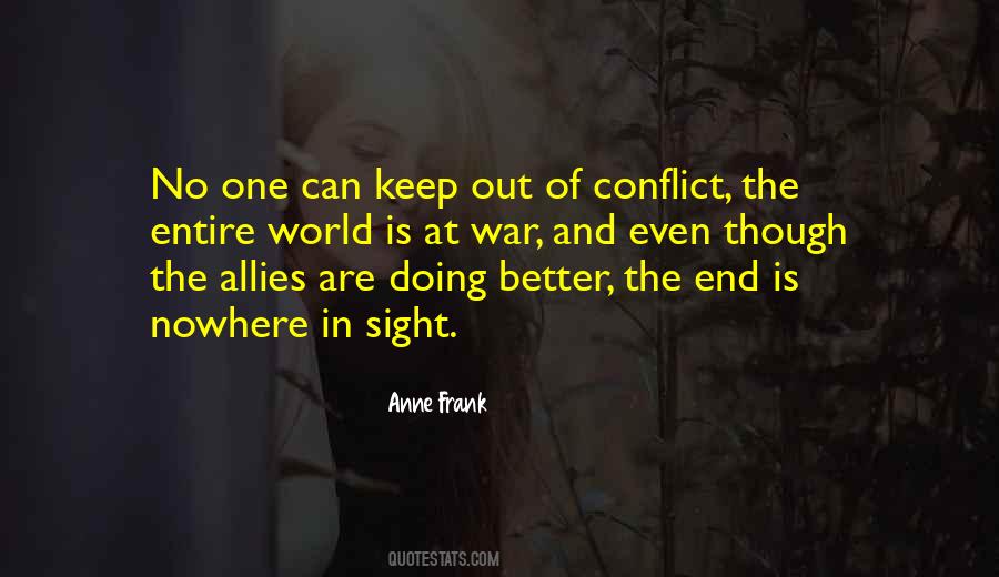 Conflict World War Quotes #1123453
