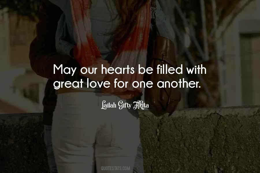 Quotes About One Great Love #267277