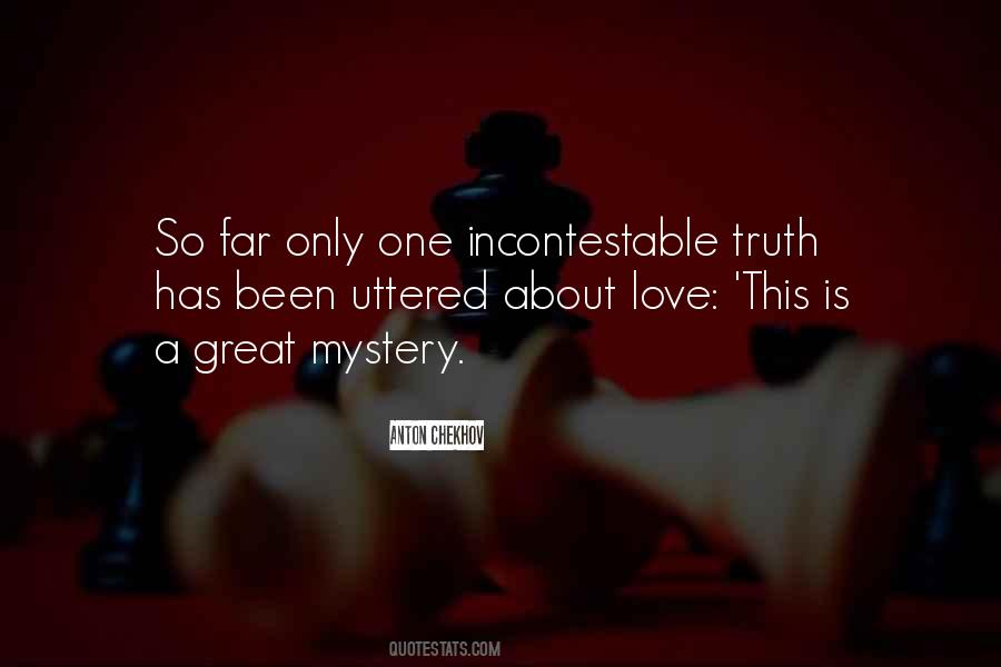 Quotes About One Great Love #29727