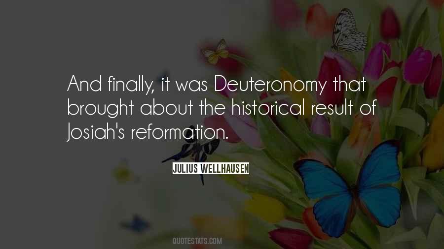 Quotes About Deuteronomy #1540937