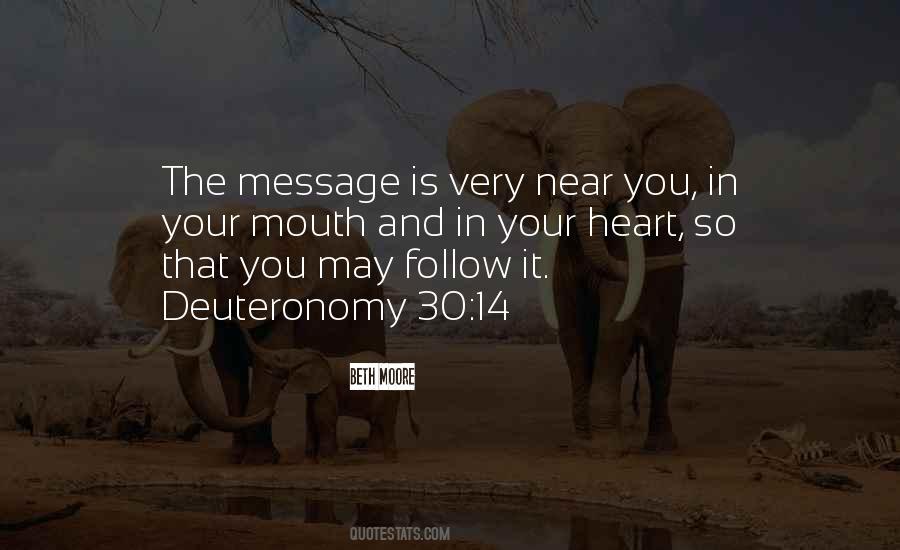 Quotes About Deuteronomy #385601