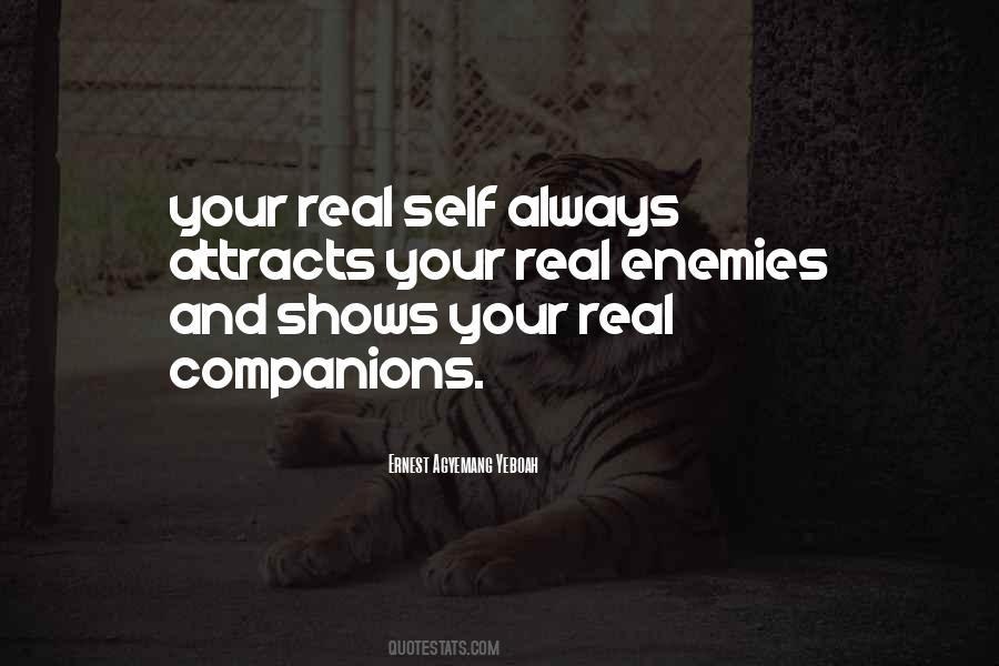 Real Enemies Quotes #2698