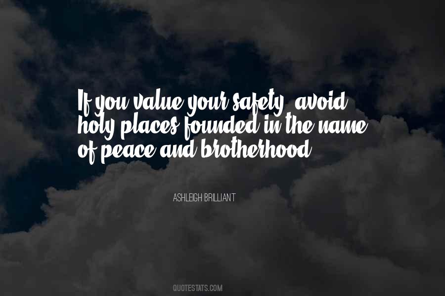Value Of Peace Quotes #1860416