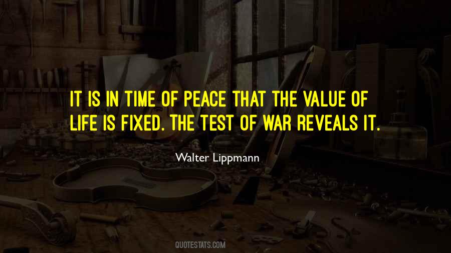 Value Of Peace Quotes #522587