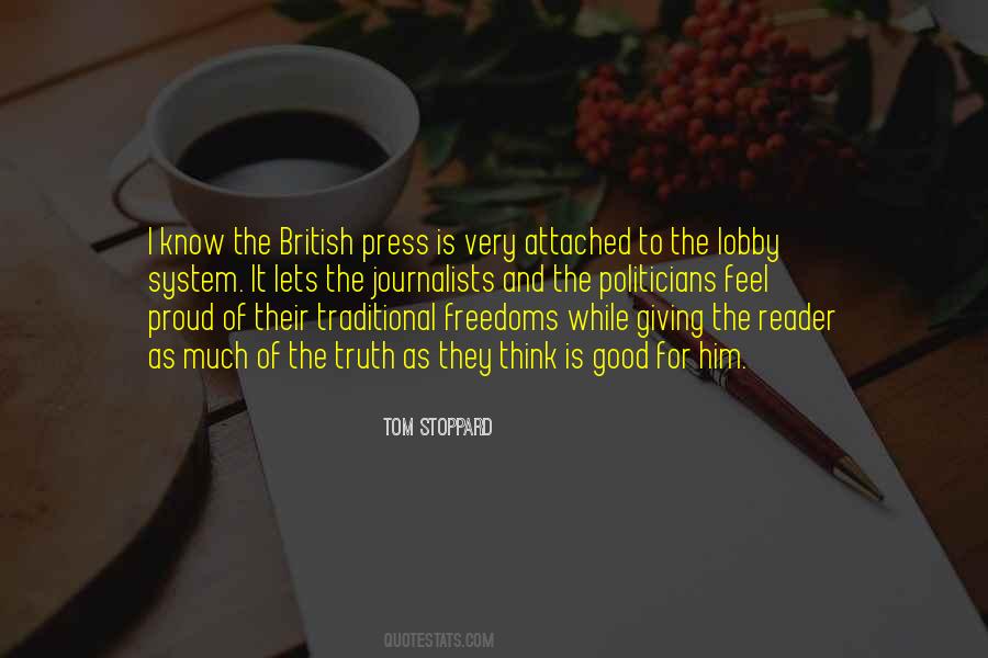 Quotes About The British Press #1818832