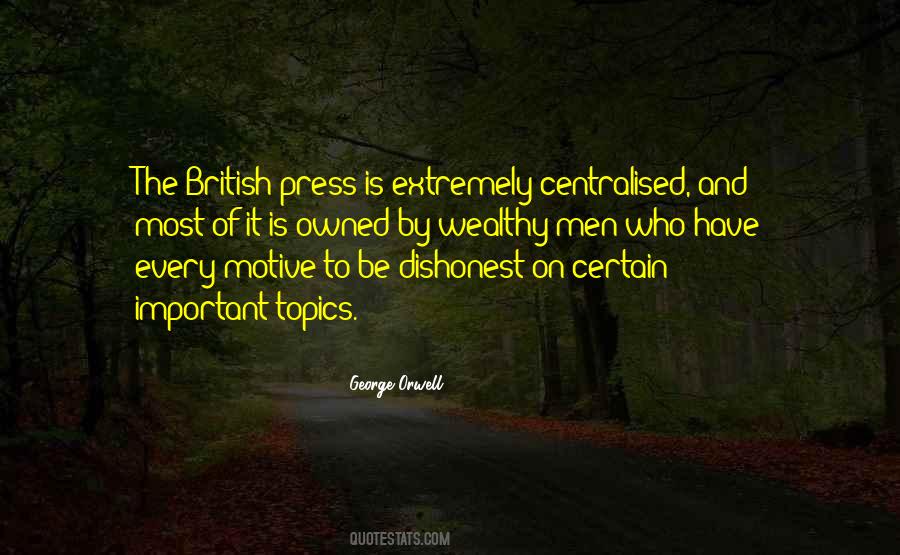 Quotes About The British Press #861438