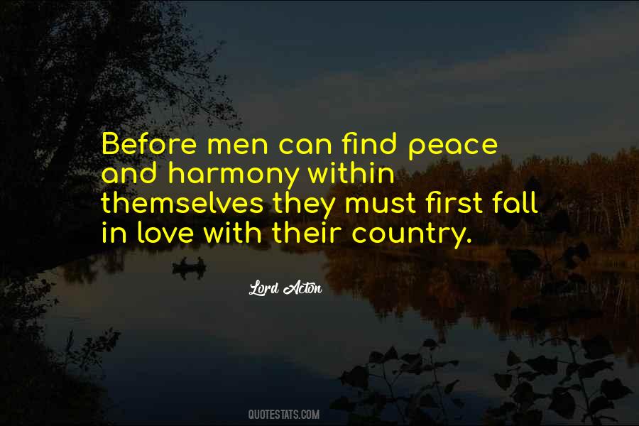 Quotes About Peace Love And Harmony #634308