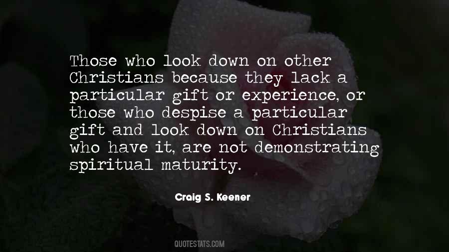 Christian Maturity Quotes #1842500