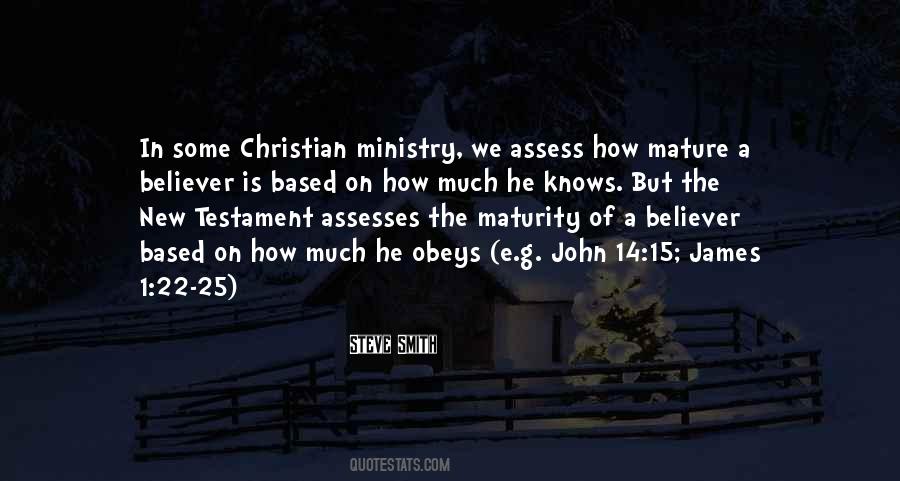 Christian Maturity Quotes #759194