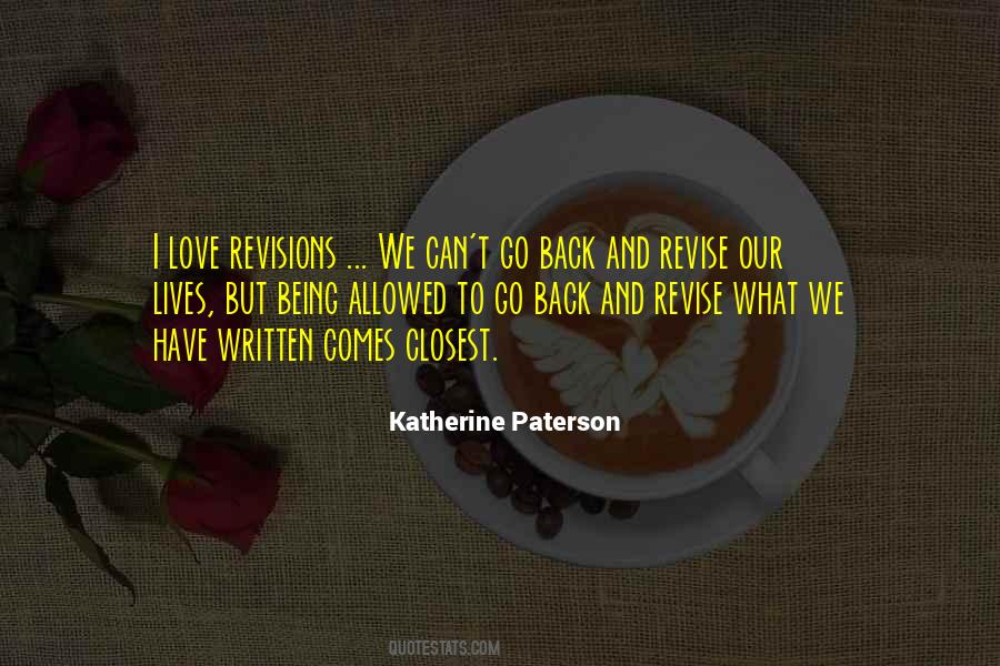 Quotes About Revisions #1405258