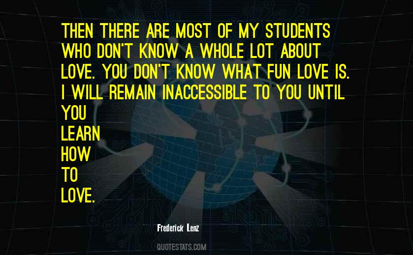 Quotes About I Love My Students #1797892