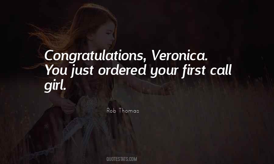 Quotes About Veronica #1876069